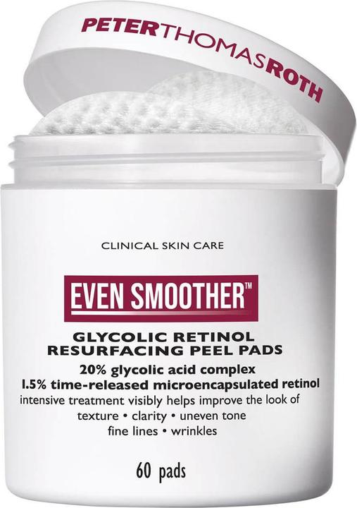 Immagine prodotto Peter Thomas Roth Cura Della Pelle Clinica Anche Più Liscia Pastiglie Glicoliche Di Retinolo Per Il Peeling Di (Esfoliazione, 60 ml)