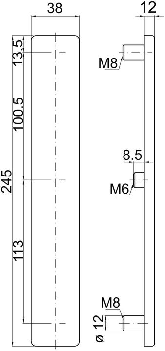 Actual product image MSL Exterior door signs 5995 (Door plate set)