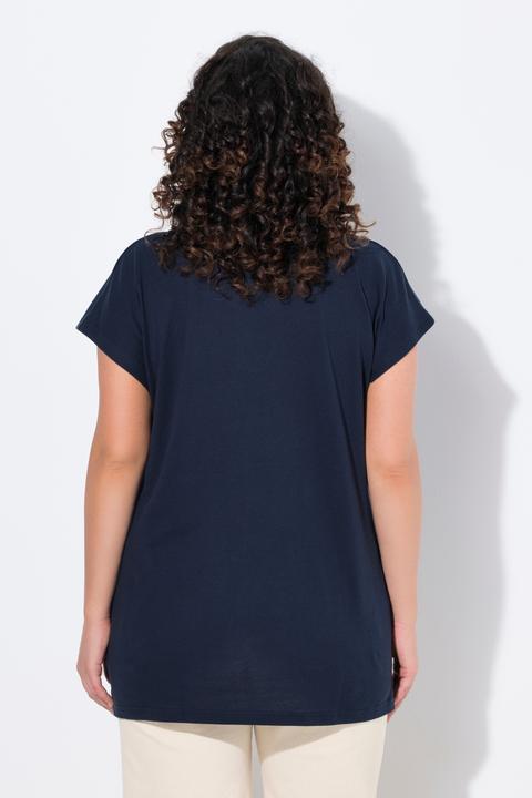 Produktbild Ulla Popken T-Shirt, Tunika-Ausschnitt, Halbarm (42, 44)