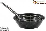 Immagine prodotto Esmaltaciones La Estrella padella profonda con cestello 22 cm marmorizzata (Acciaio)