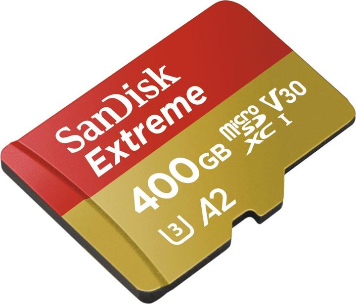 Image du produit SanDisk Extreme microSD A2 (400 Go, microSDXC, U3, UHS-I)