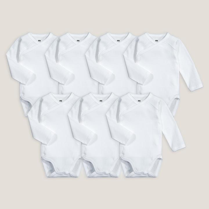 Produktbild La Redoute Collections 7er-Pack Erstlings-Bodys mit langen Ärmeln (50 C)
