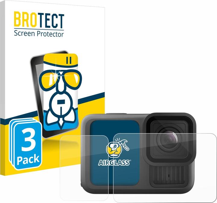 BROTECT AirGlass Vetro (Hero 13 Nero)