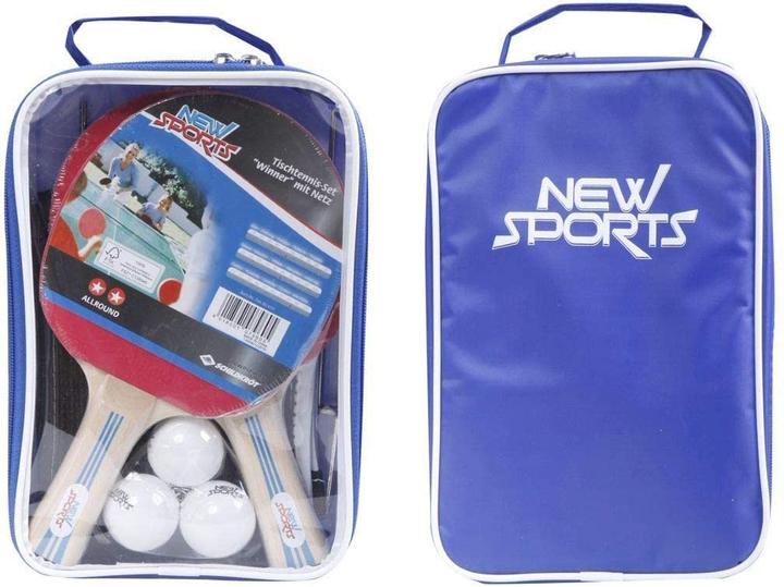 New Sports Tischtennis Set 2 Schläger 3 Bälle inkl. Netz