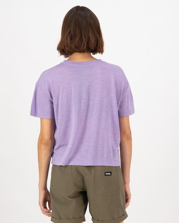 Actual product image Mons Royale Zephyr Merino Tencel™ Boxy T-Shirt (L)
