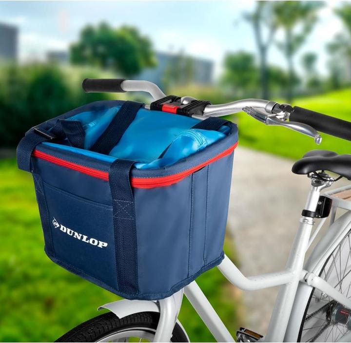 Actual product image Dunlop Bicycle bag zipper (15 l, Handlebar bag)