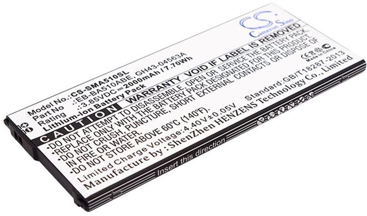 Actual product image NoName Battery for Samsung Galaxy A5 2016 Duos etc