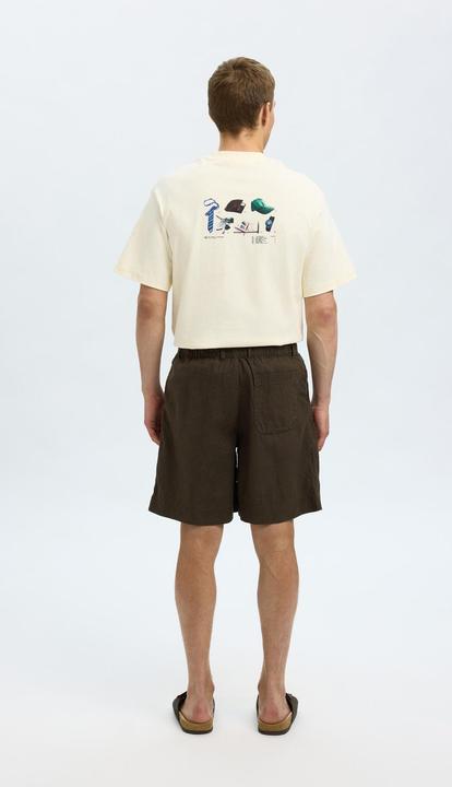 Actual product image Selected Homme Loose Fit Shorts aus Leinengemisch (S)