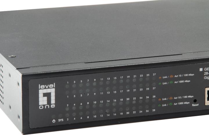Produktbild LevelOne GES-2451: 24Port Smart-Switch (24 Ports)