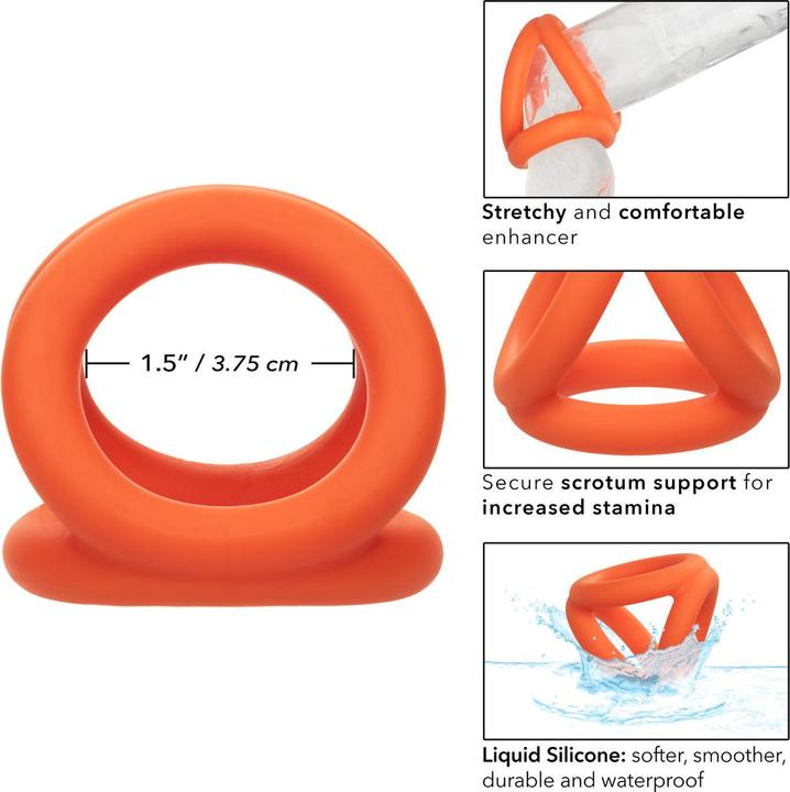 Produktbild CalExotics Alpha™ Liquid Silicone Tri-Ring (3.75 cm)