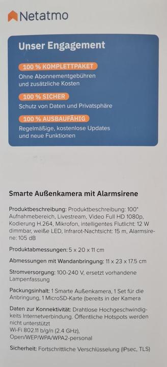 Produktbild Netatmo NOC-S-DE (1920 x 1080 Pixels)