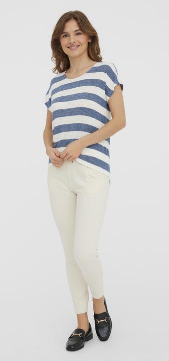 Actual product image Vero Moda Striped top with short sleeves (S)