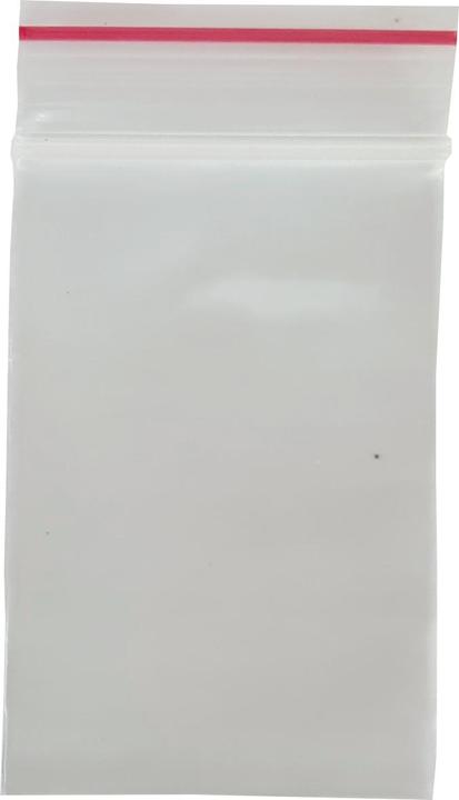 Schnellverschlussbeutel Roter Strich 40x60mm