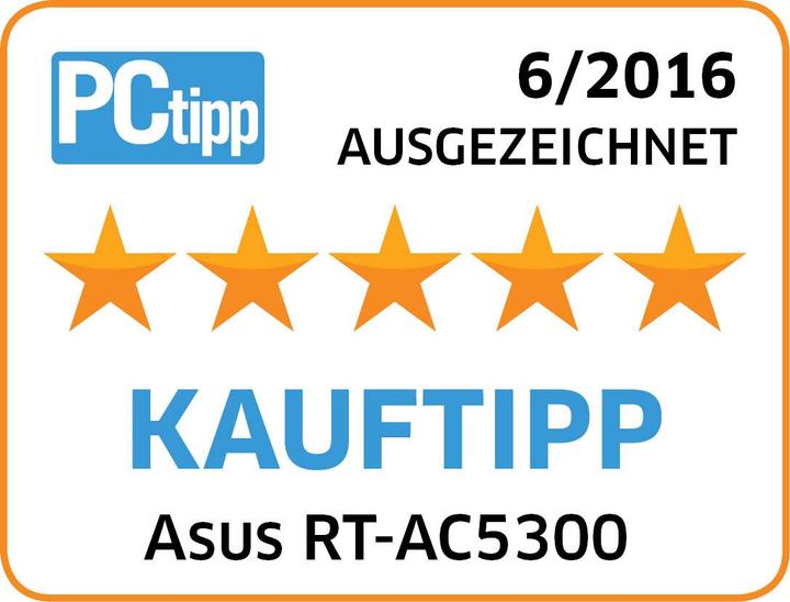 Actual product image ASUS RT-AC5300 ROG Gaming Router, Aimesh, AiProtection