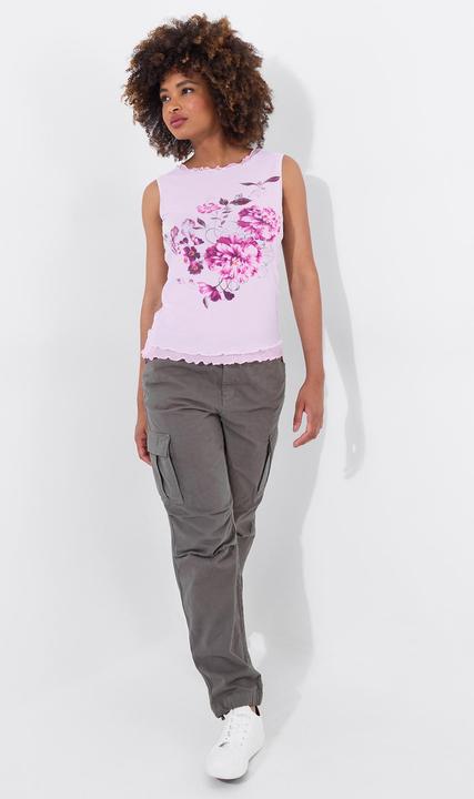 Actual product image Joe Browns Layered Mesh Floral Vest