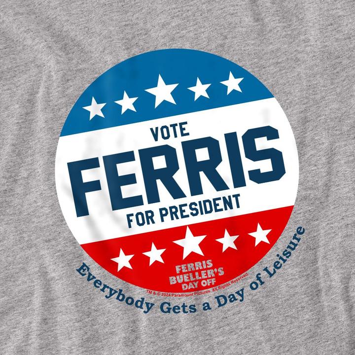 Produktbild Ferris Bueller´s Day Off Ferris Bueller's Day Off Vote Ferris For President TShirt (S)