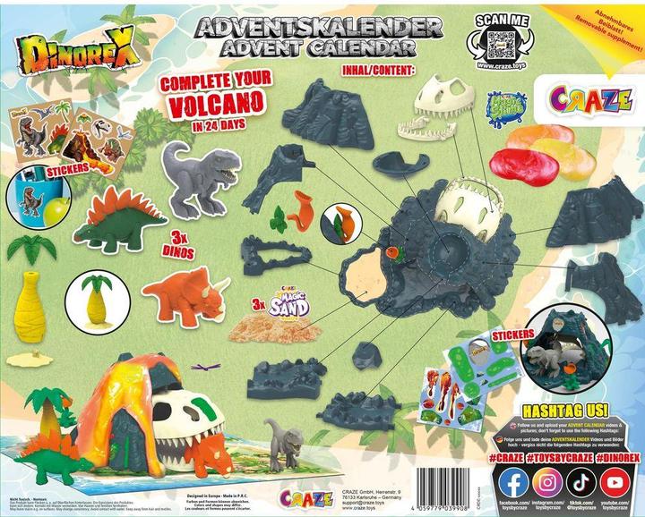 Actual product image Craze Dino Playset 2022