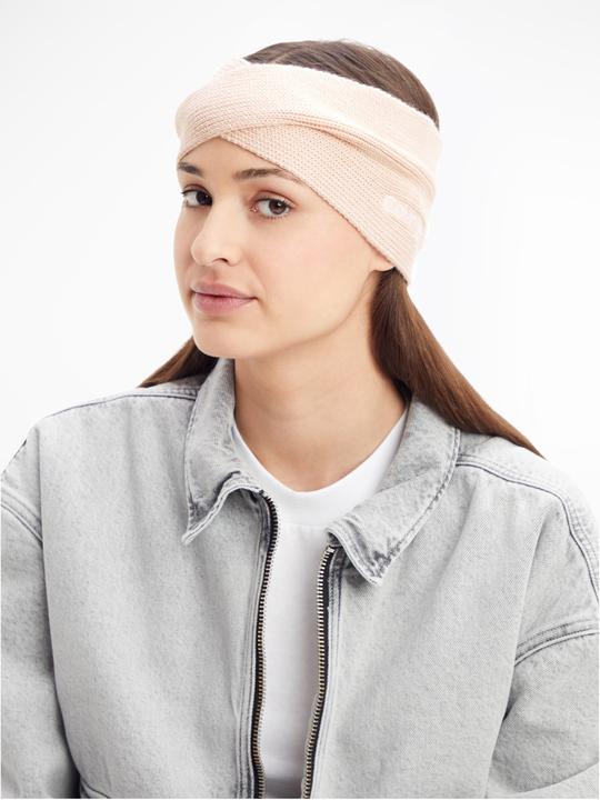 Actual product image Calvin Klein Jeans Women's Essential Knit Headband, Pink (Spring Rose), OneSize