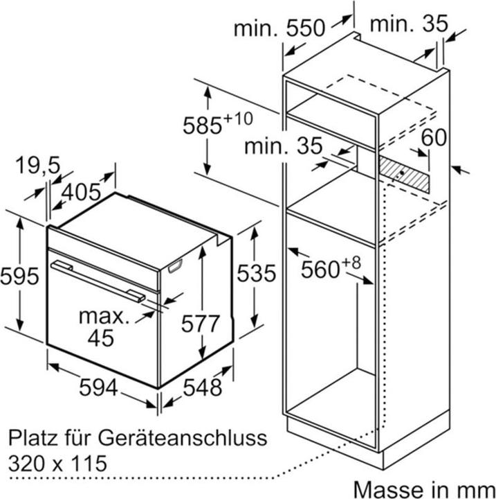 Produktbild Bosch Hausgeräte Hbg655bb1c