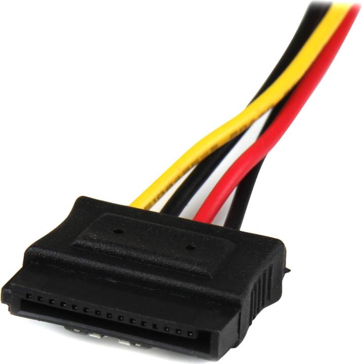 Actual product image StarTech 30 cm 4-pin Molex to SATA Y power cable - Molex to Serial-ATA splitter Y cable