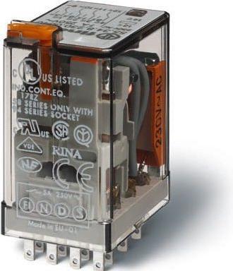 Image du produit Finder 55.34.9.024.5040 Relais enfichable 24 V/DC 7 A 4 inverseurs 1 pc.