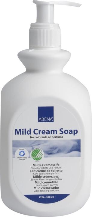 Actual product image Abena Cremsaebe mild 500ml u/farve & parfume - (500 ml pr. stk.) (Liquid soap, 500 ml)