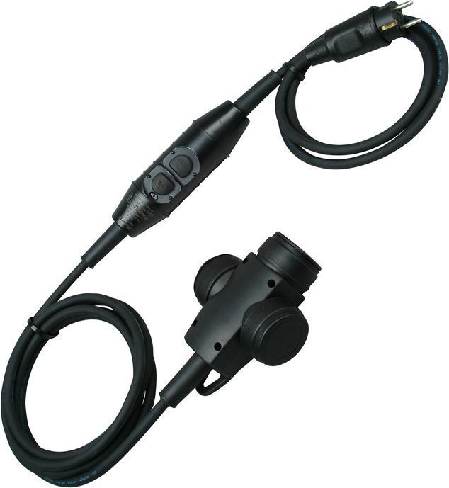 Dönges Câble de protection personnelle PRCD-S, distributeur triple, 3 m