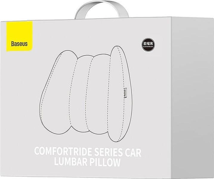 Productafbeelding Baseus ComfortRide lendenkussen voor in de auto - zwart (Extra vulling)