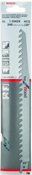 Immagine prodotto Bosch Professional Zubehör Lama per sega circolare S 1542 K, Top per legno, confezione da 5 pz.