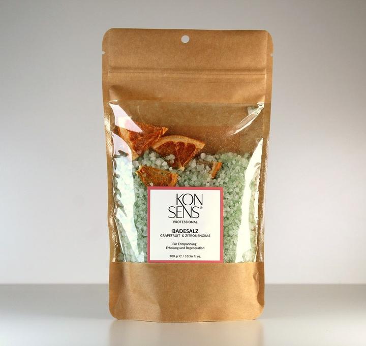 Produktbild Konsens Badesalz mit Grapefruit & Zitronengras (Badesalz)