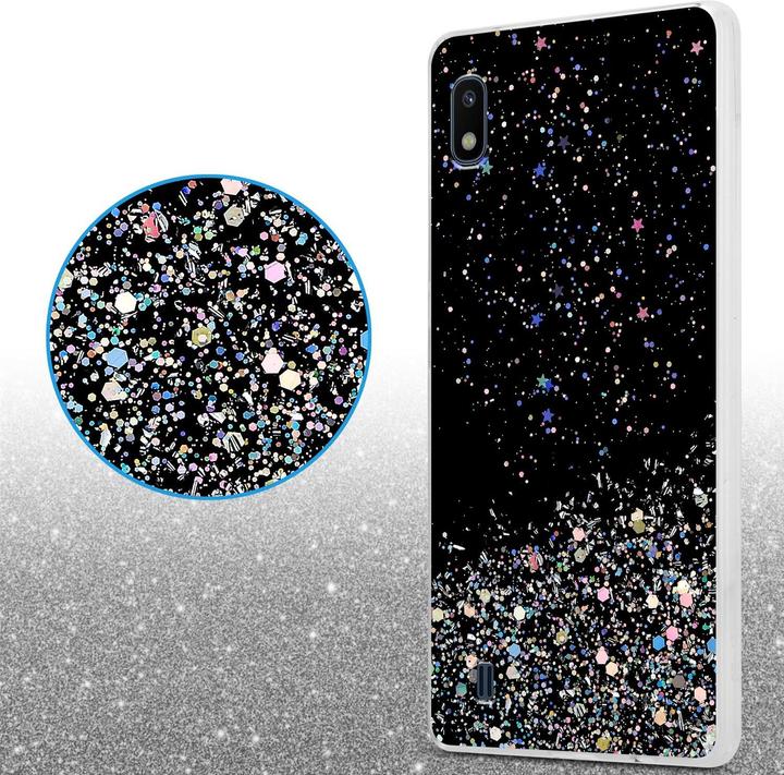 Image du produit Cadorabo Couverture TPU paillettes scintillantes (HTC One M10, Samsung Galaxy A10)