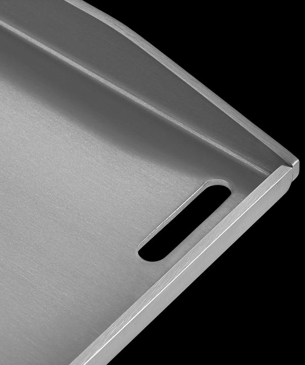 Produktbild Burnhard Plancha Grillplatte Edelstahl EARL 42,5 x 39,6 x 3 cm