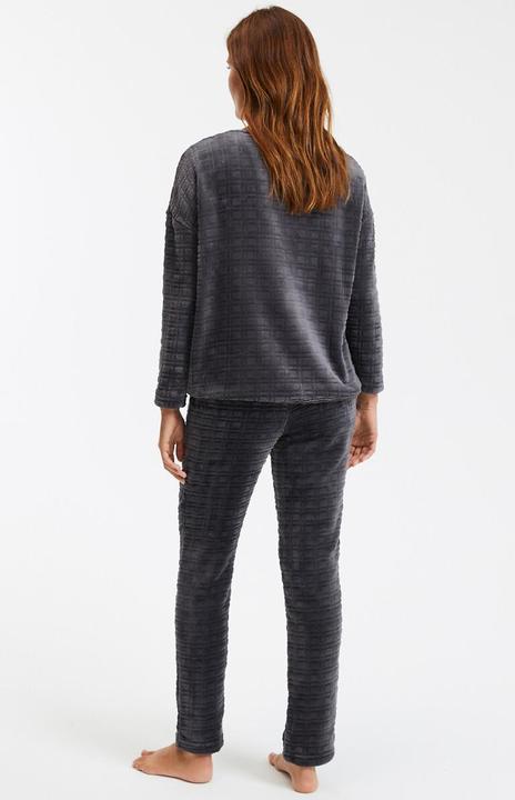 Produktbild La Redoute Collections Fleece-Pyjama mit langen Ärmeln (38)