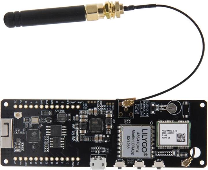 Immagine prodotto Lilygo TTGO T-Beam ESP32 868MHz LoRaWAN NEO-M8N Scheda GPS