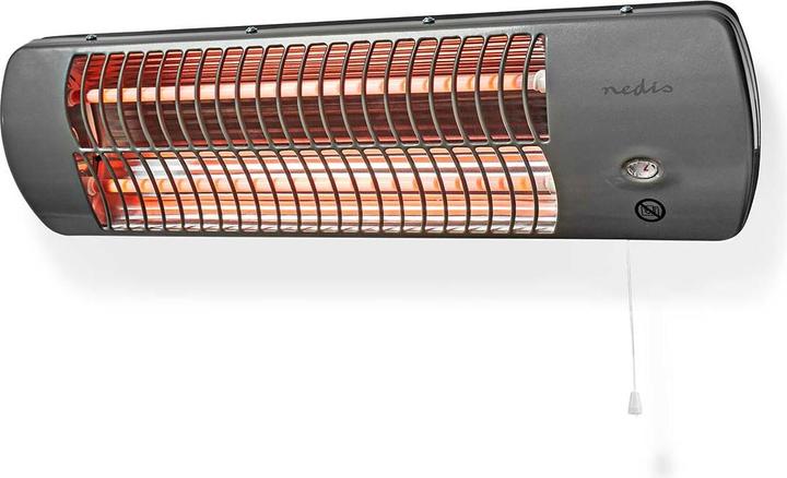 Image du produit Nedis HTBA10GY Chauffe-bain rapide 1200W 12m² Gris (1200 W)