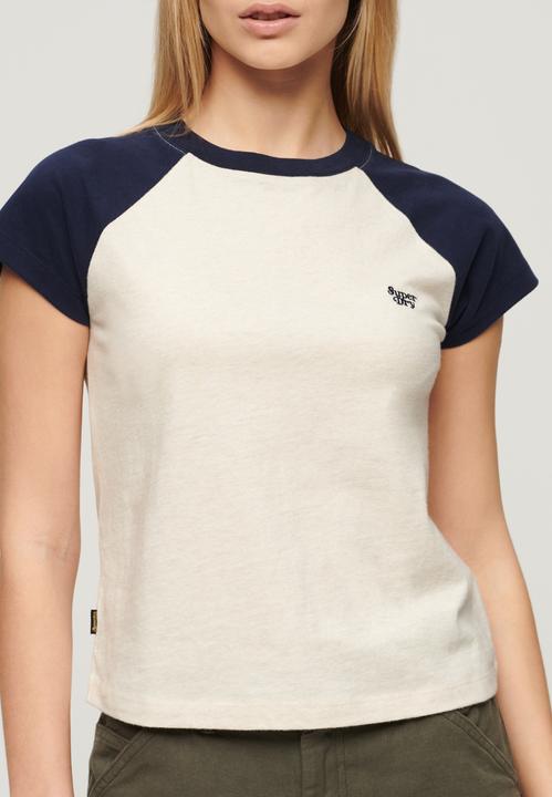Image du produit Superdry T-shirt en coton bio à manches raglan et à logo Essential (10)
