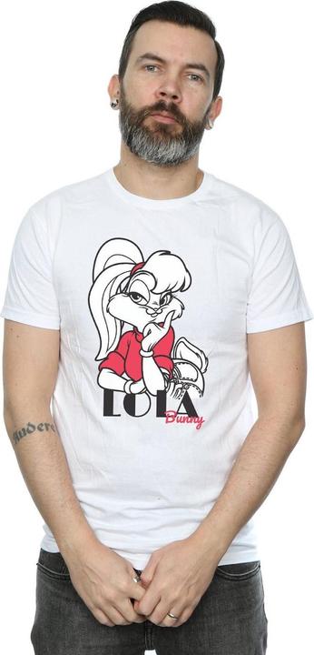 Actual product image Looney Tunes Mens Classic Lola Bunny Cotton T-Shirt (M)