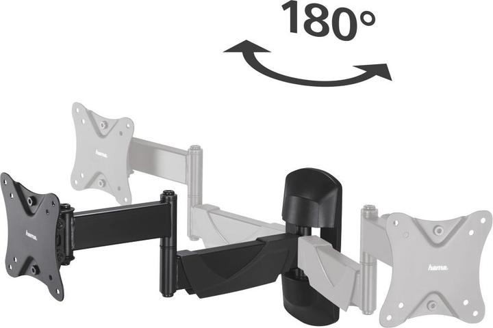 Produktbild Hama TV-Wandhalterung, schwenkbar, neigbar, ausziehbar, 66 cm (26") bis 25 kg (Wand, 25.98", 25 kg)