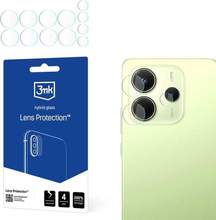 Actual product image 3MK SzkÅo na obiektyw aparatu Lens Protection na Xiaomi Redmi Note 14 4G (Xiaomi Redmi Note 14)
