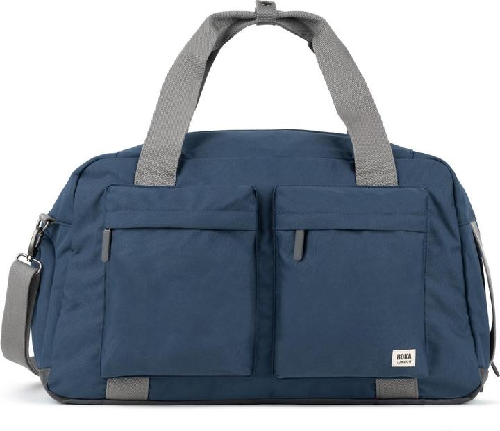 Roka London Gatwick Deep Blue Recycled Canvas Large (42 l)