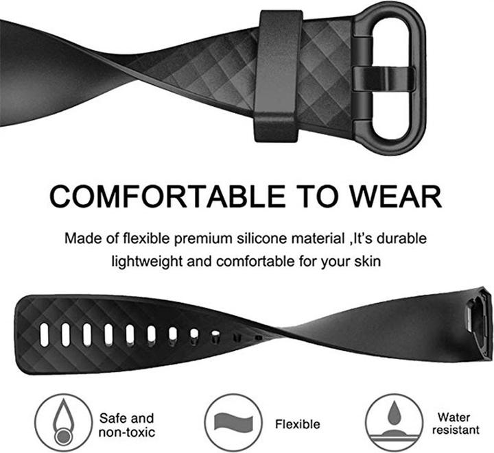Image du produit PhoneLook Bracelet sportif en silicone Taille L foncé (Caoutchouc / silicone)