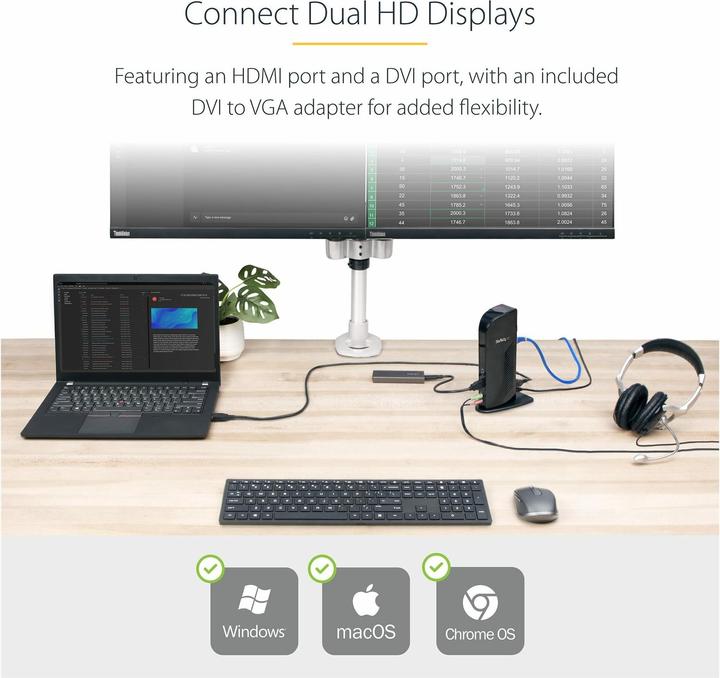 Immagine prodotto StarTech Hdmi Dvi Usb 3 (USB-C, 13 Porti)