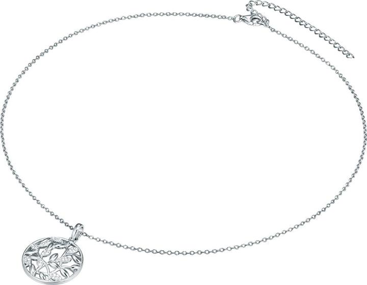 Immagine prodotto Lulu & Jane Collana da donna con foglie scintillanti in argento sterling - 35988 (Argento)