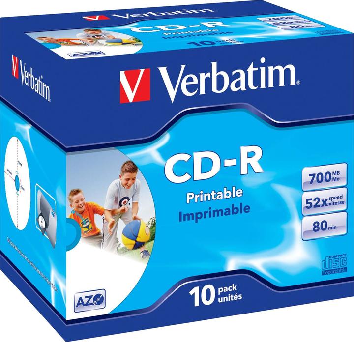 Produktbild Verbatim Audio CD-R, 700MB/80Min, 16x (10 x)