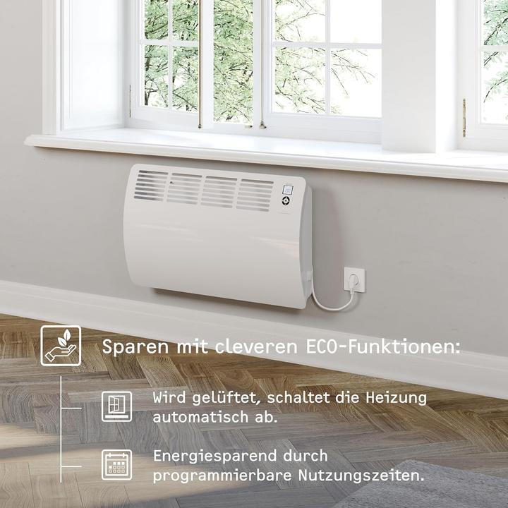 Actual product image Stiebel Eltron CON 5 Premium, 0.5 kW wall convector for approx. 6 m², VDE tested (500 W)