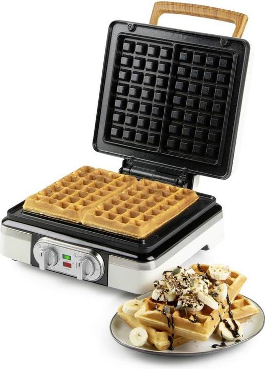 Produktbild Domo WAFFELEISEN – POWDER WHITE Waffeleisen Weiss