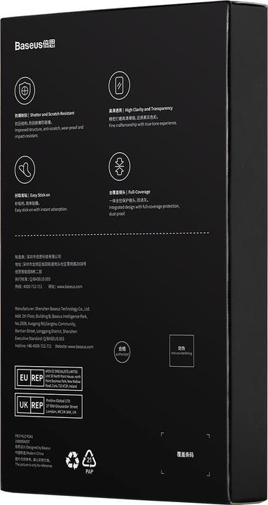 Produktbild Baseus Camera Glass for iPhone 12 Pro / 11 Pro Max / 11 Pro Camera Glass (1 Stück, Apple iPhone 12 Pro, Realme 11 Pro+)