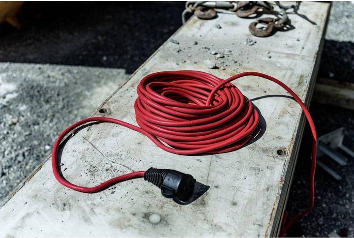 Image du produit Brennenstuhl Câble d'extension de chantier IP44 25m rouge H07RN-F (25 m, CEE 7/7)