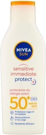 Actual product image NIVEA Sun Sensitive Immediate Protect FP50 Sunscreen 200ml Bottle (Suntan cream, SPF 50+, 200 ml)