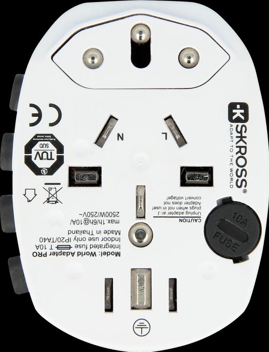 Actual product image Skross World Adapter Pro USB